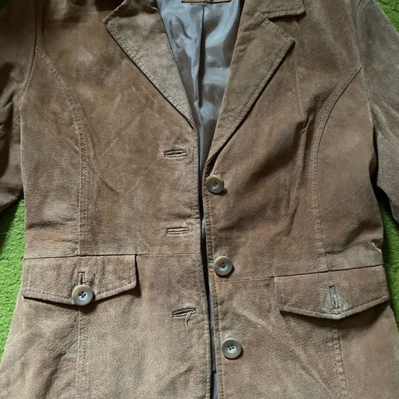 Brown Suede Jacket - Picture 3 of 6